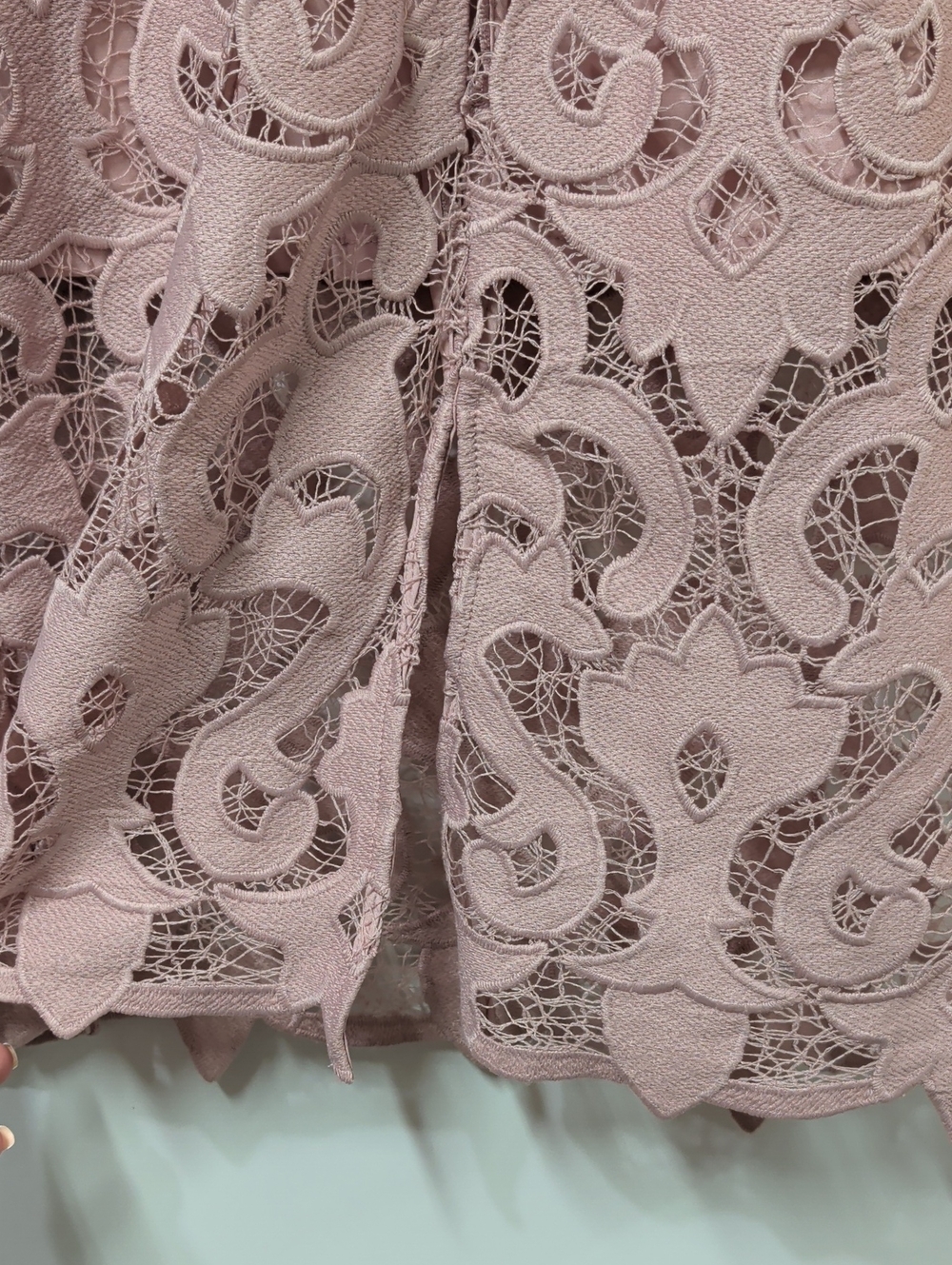 Bardot Pink Rose Lina Lace Sheath Dress Size 10 - Picture 10 of 10